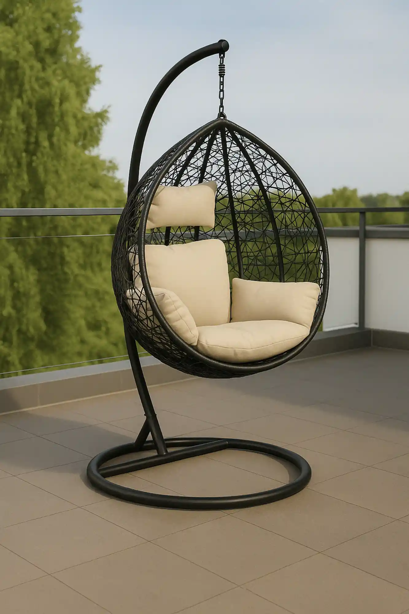 ערסל עם מעמד למרפסת